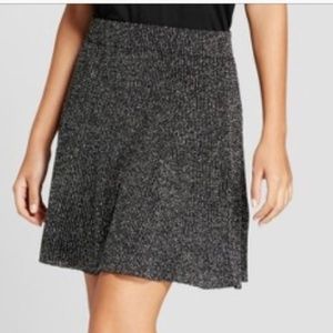 🔥4 for $20🔥 NWT Xhilaration Black Glitter Skirt